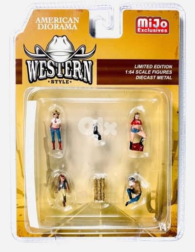 Diorama figure diecast models 1;64.