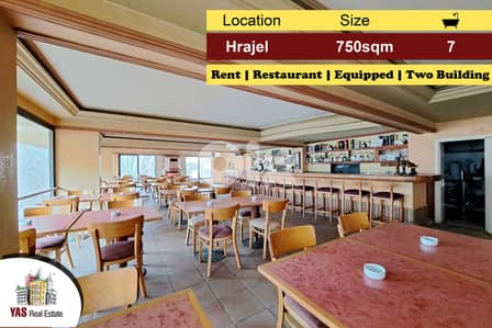 Hrajel 750m2 | 1000m2 Terrace | Restaurant | Rent |Two Building | DA |
