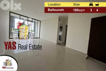 Ballouneh 180m2 | Gated Community | Luxury | View | Classy Area | MY