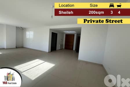 Sheileh 200m2 | New | Super Luxurious | Private Street |AC
