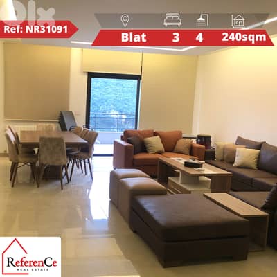 Amazing duplex with jaccuzi in Blat دوبلكس رائع مع جاكوزي في بلاط