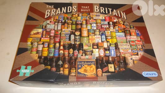 Gibsons 1000 pcs puzzle "The brands that built Britain