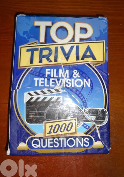 Top trivia 1000 film & television questions card game