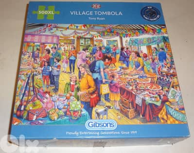 Gibsons puzzle 500 pcs "Village tombola"