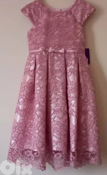 Jona Michelle guipure girl dress 6 yrs
