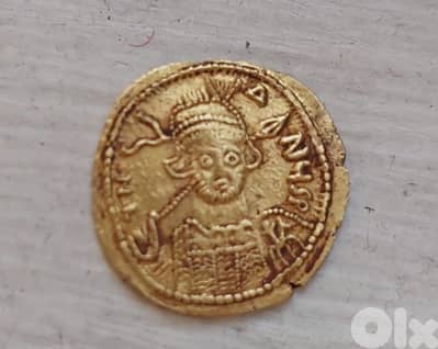 Ancient Byzantine Gold Coin Constantine IV year 668 weight 4.23 gram