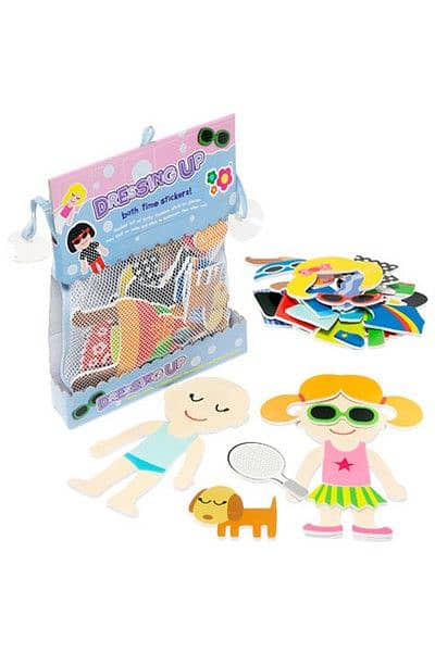 bath time stickers dressing up