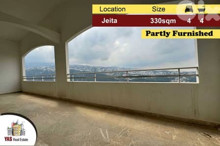 Jeita 330m2 | Panoramic View | Partly Furnished | Well Lighted | EL |