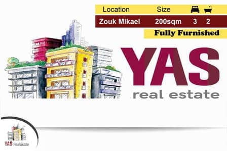Zouk Mikael 200m2 | Panoramic View | Well Maintained | Furnished |EH |