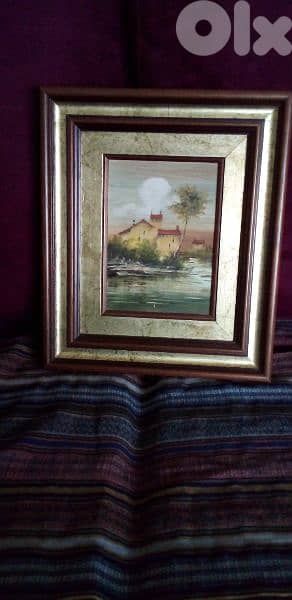 2 paintings. oil