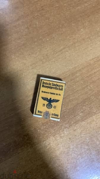 original nazi matchbox, new not oppened 1