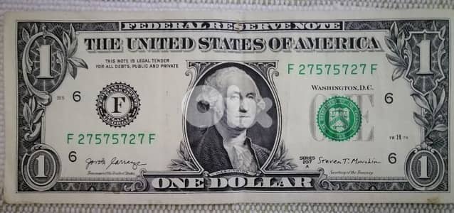 1 USD dollar fancy number