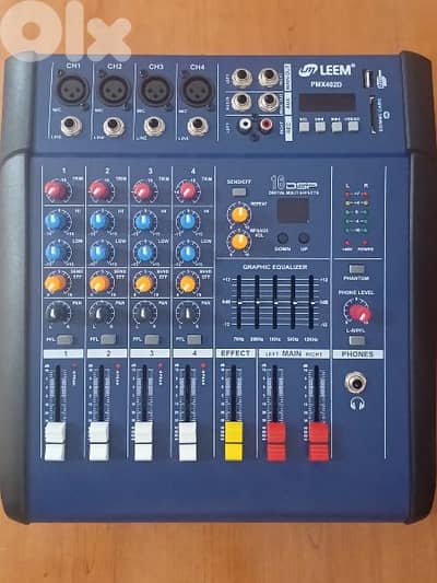 powered mixer 4 channel new in box