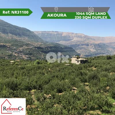 Hot Deal Land with Duplex in Akoura