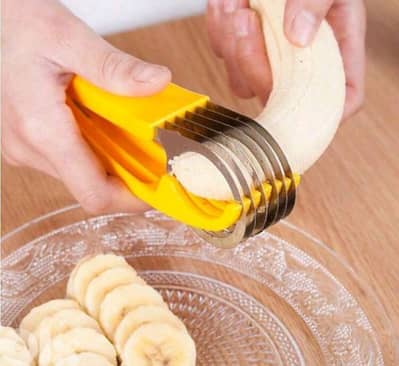 fast banana hot dog and vegetables slicer