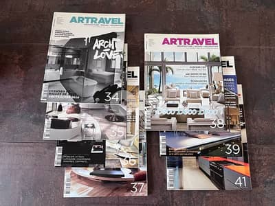 ART Travel 7 magazines year 2010-2011 interior Archi