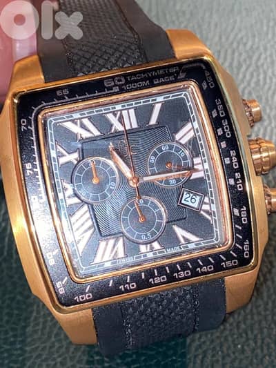 GUESS GC 35503GA Square ROSE GOLD CHRONO