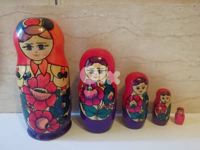 nesting dolls 5 pcs 20cm