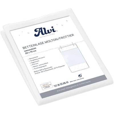 alvi waterproof baby bed insert