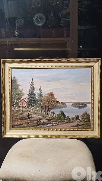 لوحة رسم زيتي