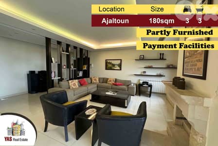 Ajaltoun 180m2 | Partly Furnished | Super Upgraded | View | Catch | MY