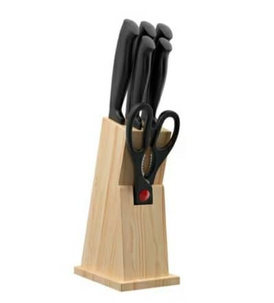 Ernesto 7 piece set filled knife block set/4$ delivery