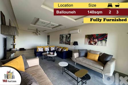 Ballouneh 140m2 | Ultra Upgraded | Panoramic View | Fully Furnished|MY