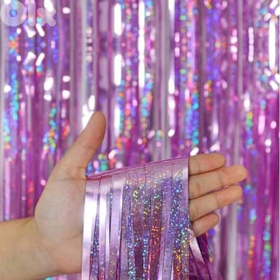 party foil curtain