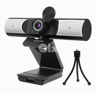 AIRCOVER 1080P Webcam with Stereo Mic, Speaker/4$ delivery