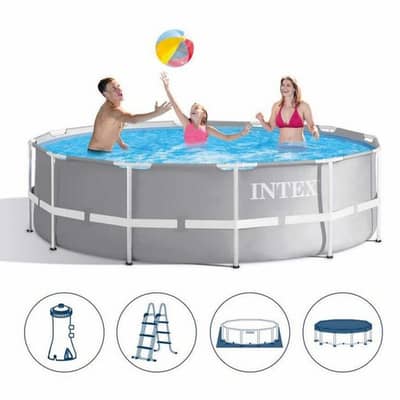 Intex pool 427 x 1.07 m Full package Bestway مسبح بركة