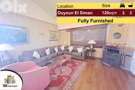 Ouyoun El Siman 120m2 | Duplex | Prime Position | Furnished | Da