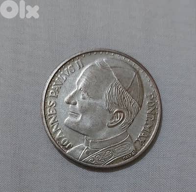 John Paul II silver plated Memorial Commomrative Coin