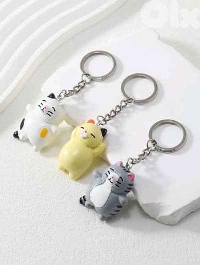 Lazy Cats keychains