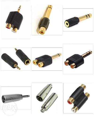 all adapter sound new not used,2$ & up