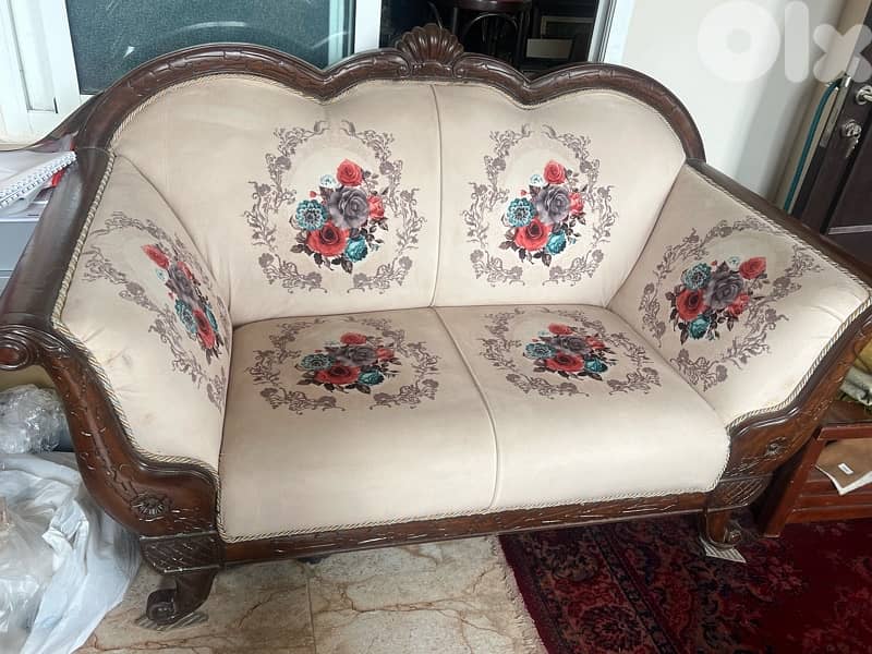 sofa solid wood 2