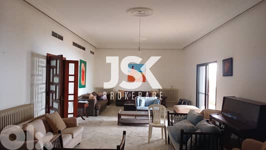 L15299-Furnished Apartment with Panoramic View For Rent in Biyada