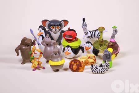 Madagascar action figures collection