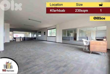 Kfarhbab 230m2 | 40m2 Terrace | Office |Luxury | Open Space | IV |