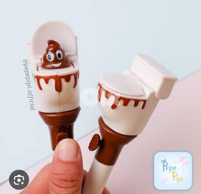 hilarious poo toilet pen