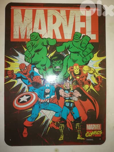 Marvel heroes Tin plate 35*25cm