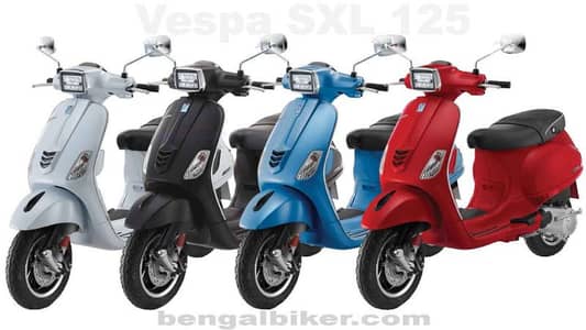 Vespa sxl 150cc model 2023 abs dealer warranty 0klm