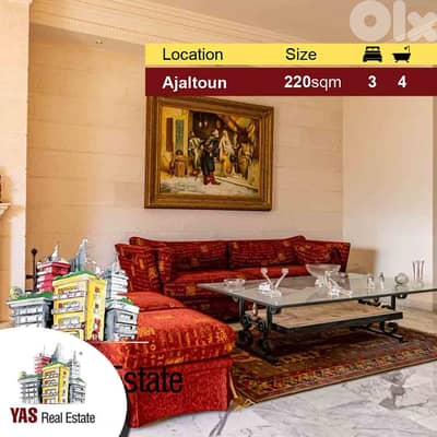 Ajaltoun 210m2 | Mint Condition | Panoramic View | Super Luxurious | C