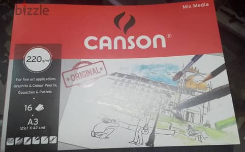 CANSON MIX MEDIA A3 ORIGINAL