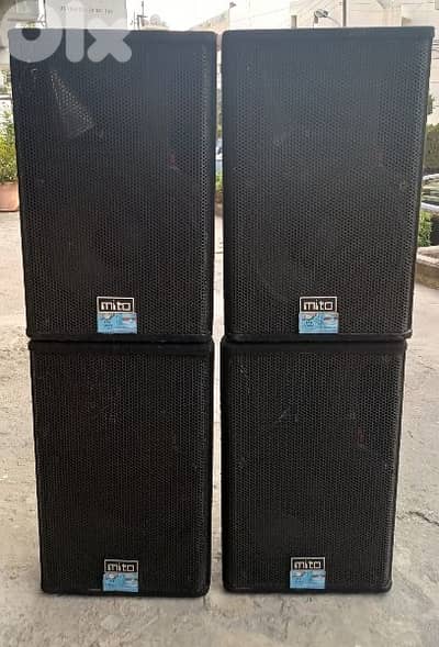 4 speaker mito 15 inch 700w passive used