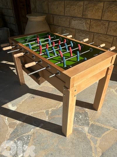 Babyfoot zayn wood table soccer table