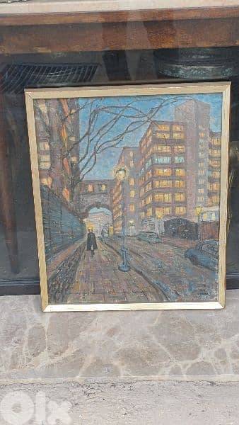 لوحة رسم زيتي اوروبية