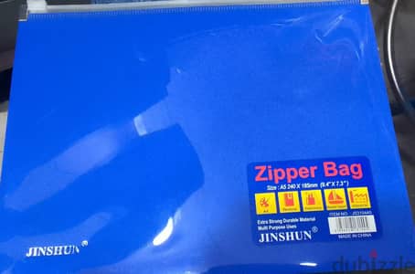 JINSHUN ZIPPER BAG A5
