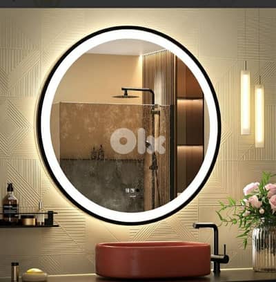 GANPE LED Sensor Mirror, Round Human Body Induction /4$ delivery