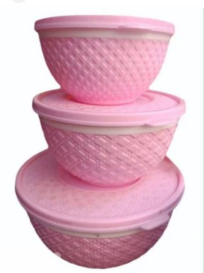 Elegant Ratin tapperwer set 4 pieces 10$