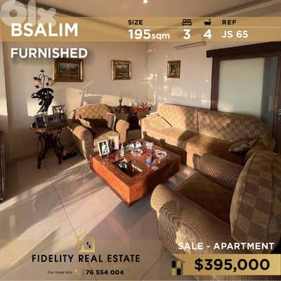 Apartment for sale in Bsalim JS65 - Furnished
